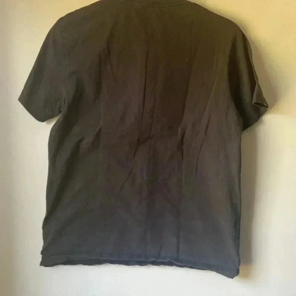 True religion black square logo t-shirt men’s size M - Picture 2 of 5